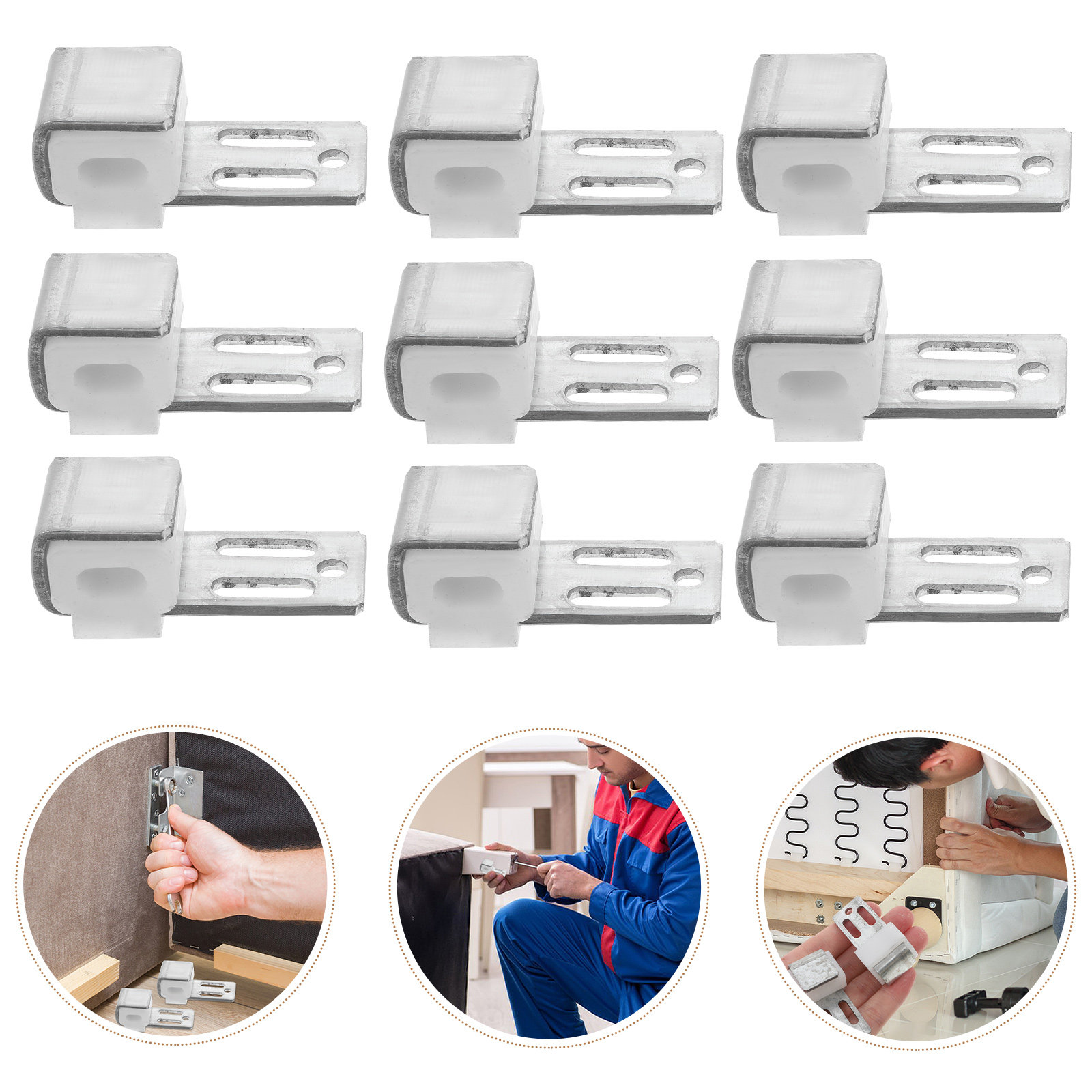 Furniture Upholstery Hardware - 10 buah Klip Pegas untuk Furnitur,