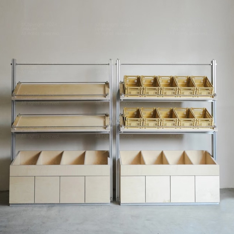 Furniture And Hardware Shop - Rak Display Profil Aluminium Birch Ocean