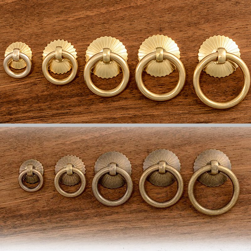 Drawer Pull Gold - Kenop Kabinet Kuningan Antik Pintu Lemari