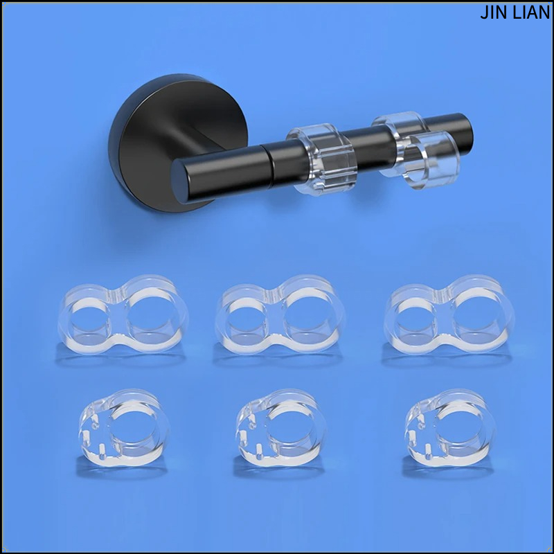 Furniture And Hardware Supplies - 6 Buah Penahan Pintu Transparan Perlengkapan