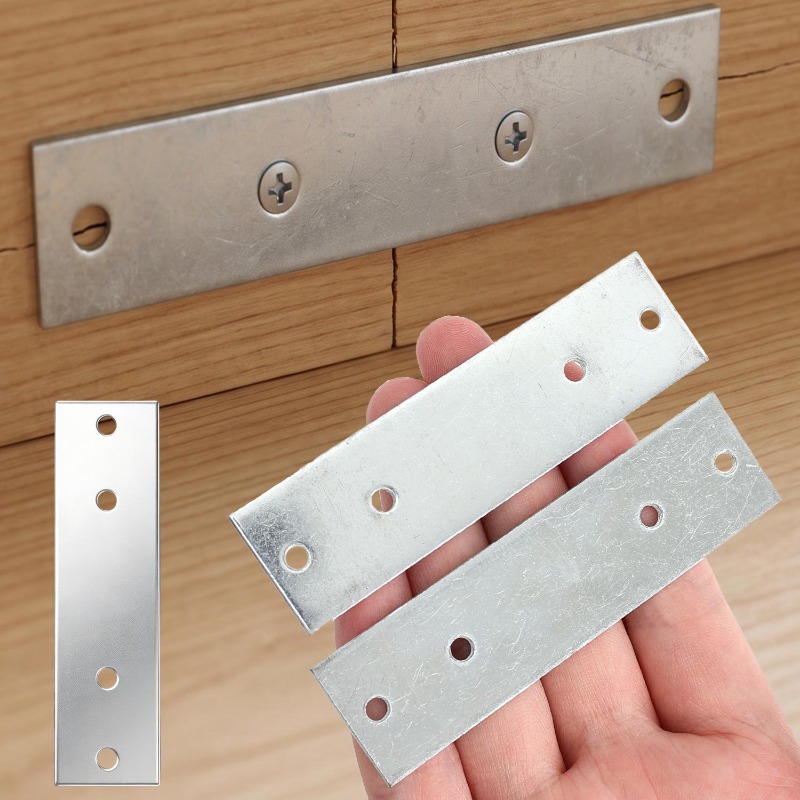 Furniture And Hardware Supplies - 6/1 Buah Braket Penyangga Lurus Tugas