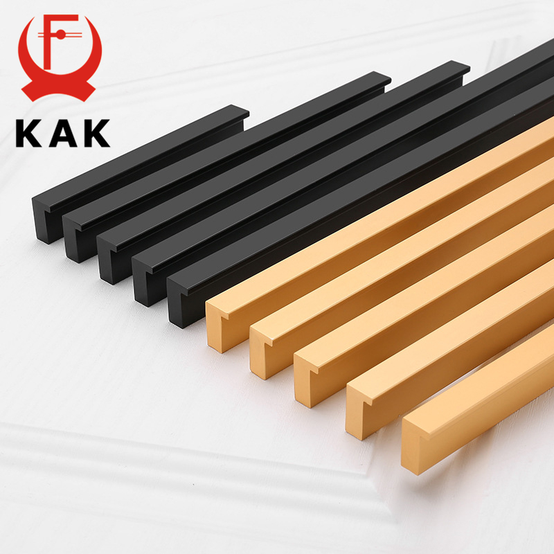 Drawer Pull Gold - KAK Gaya Amerika Hitam Kabinet Menangani