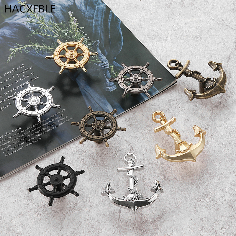 Drawer Pull Gold - Dekorasi Navigasi Kapal, Gagang Kabinet Perak,