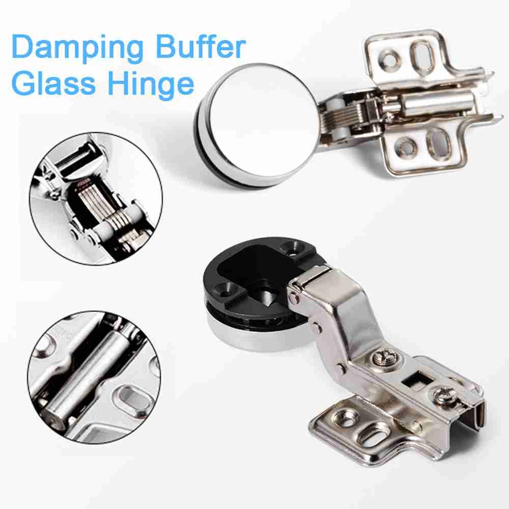 Furniture And Hardware Supplies - 2 Buah Engsel Pintu Kaca Perangkat