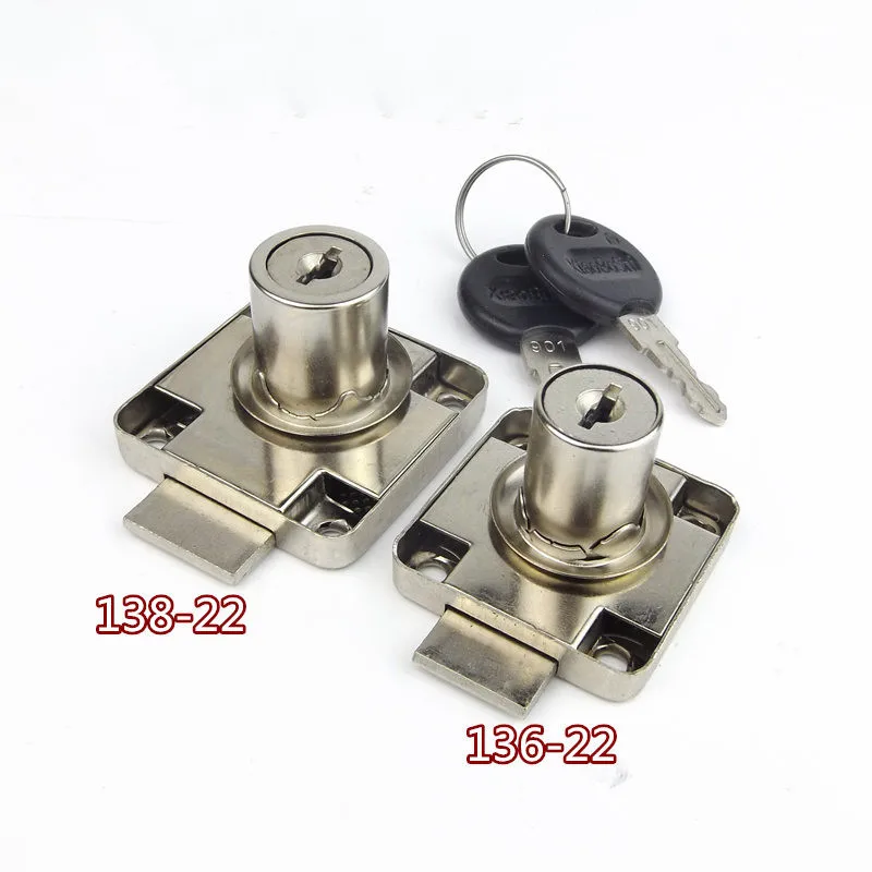 Furniture Hardware Cam Lock - 136 138-22 Mm Inti Kunci Meja