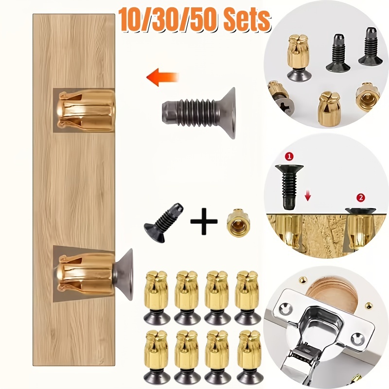 Cabinet Hinge Overlay - 10/30/50 Set Kit Sisipan Perbaikan Engsel