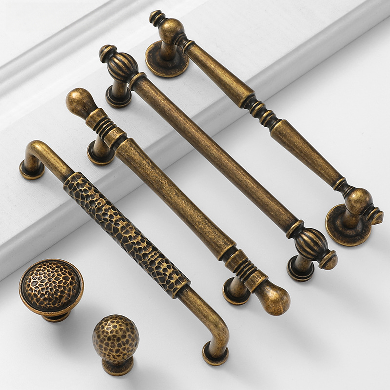 Unique Furniture Hardware - Gagang Kabinet Antik Vintage Berbahan Tembaga,