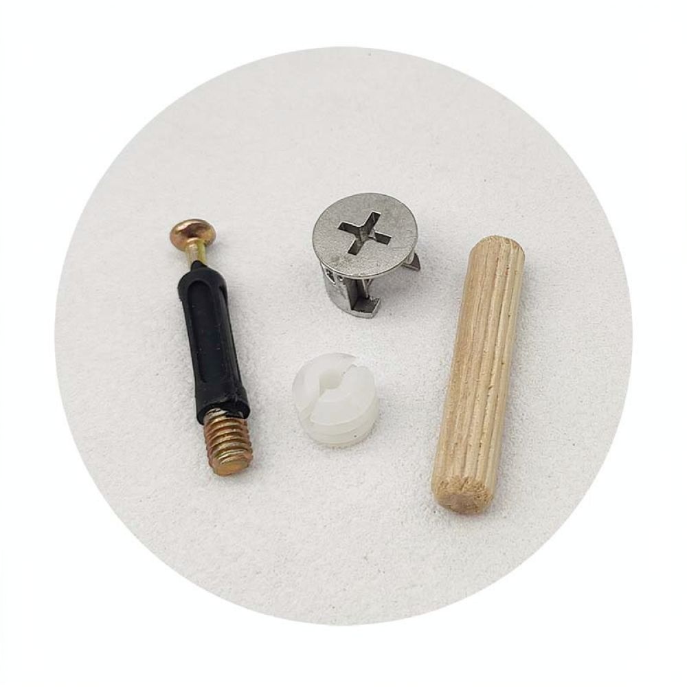 Furniture Hardware Cam Lock - Set Perlengkapan Pengencang, Mur Cam, Baut