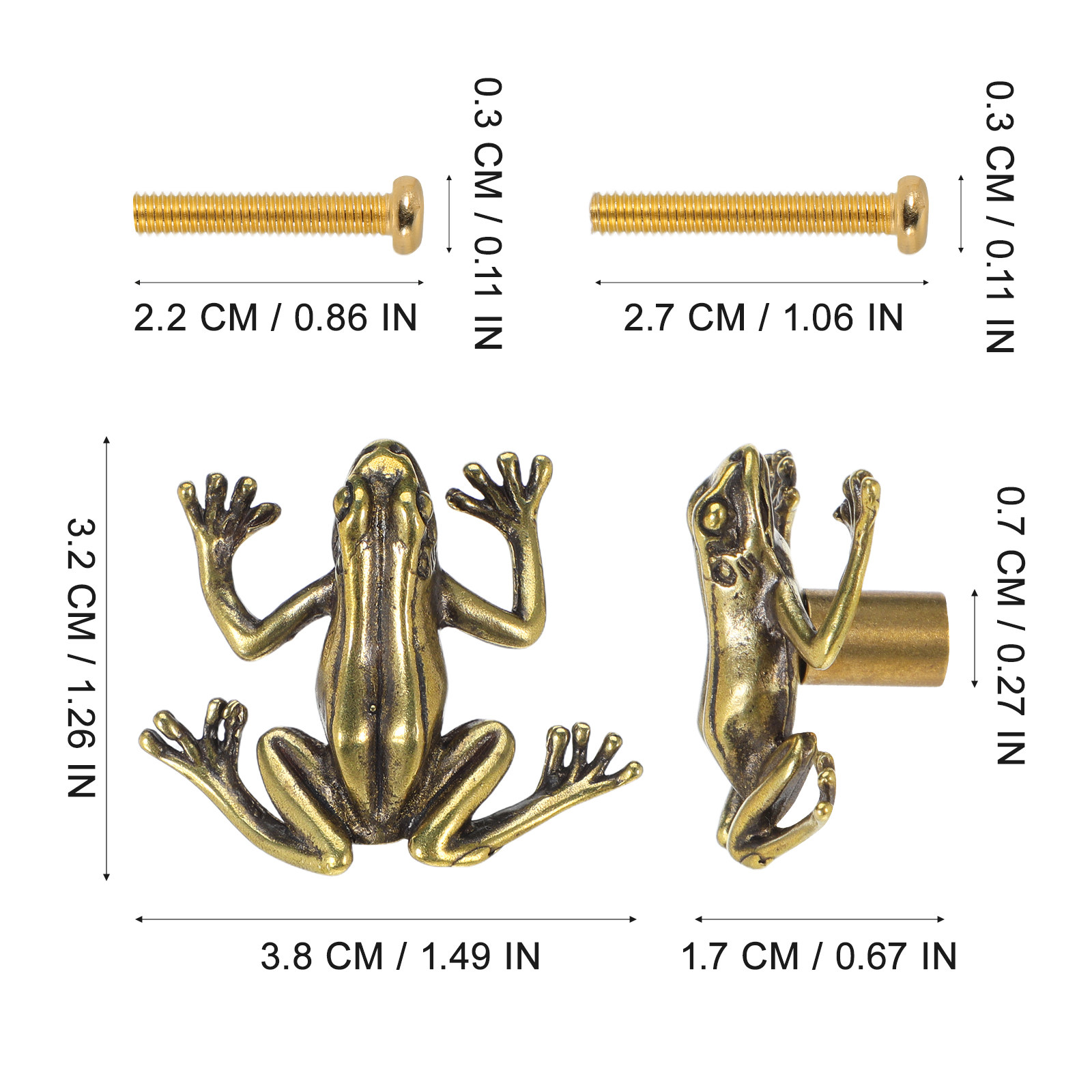 2 buah kenop lemari berbentuk  - Unique Furniture Hardware ulasan dan harga