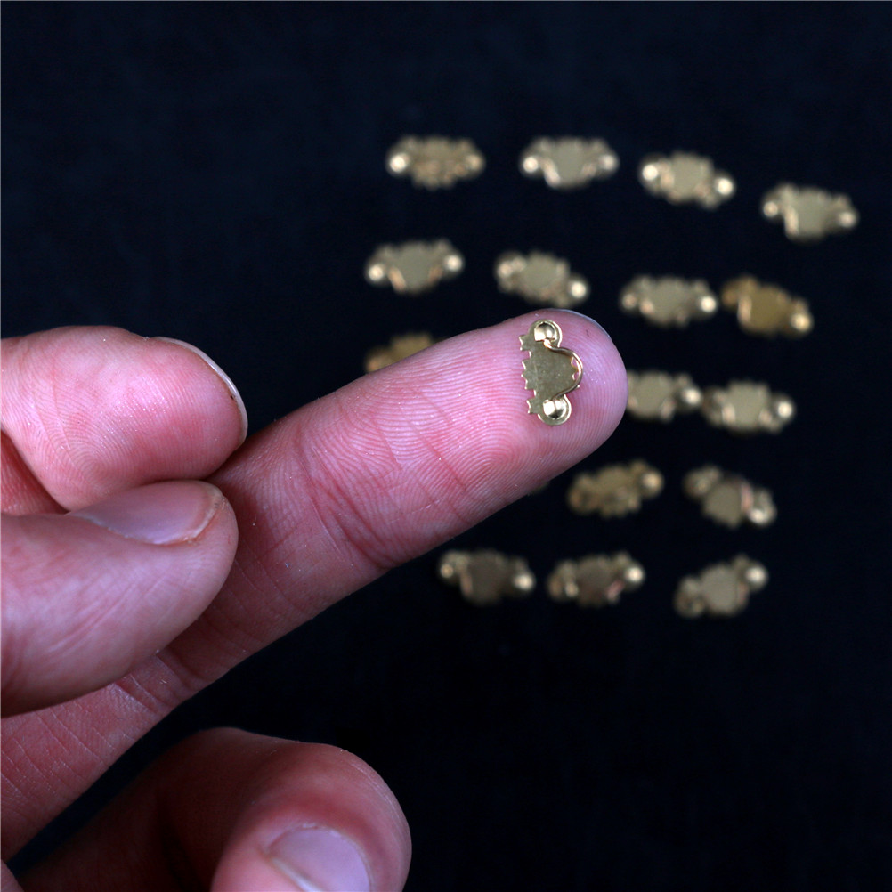 20 Buah Miniatur Rumah Boneka  - Drawer Pull Gold ulasan dan harga