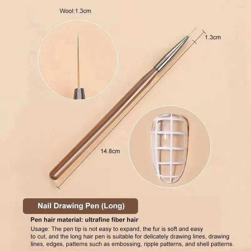 9Pcs Set Kuas Nail Art Multi H - Furniture Hardware Nails ulasan dan harga