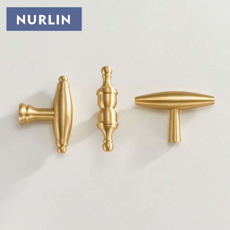 NURLIN lemari t-bar kuningan p - Drawer Pull Gold ulasan dan harga