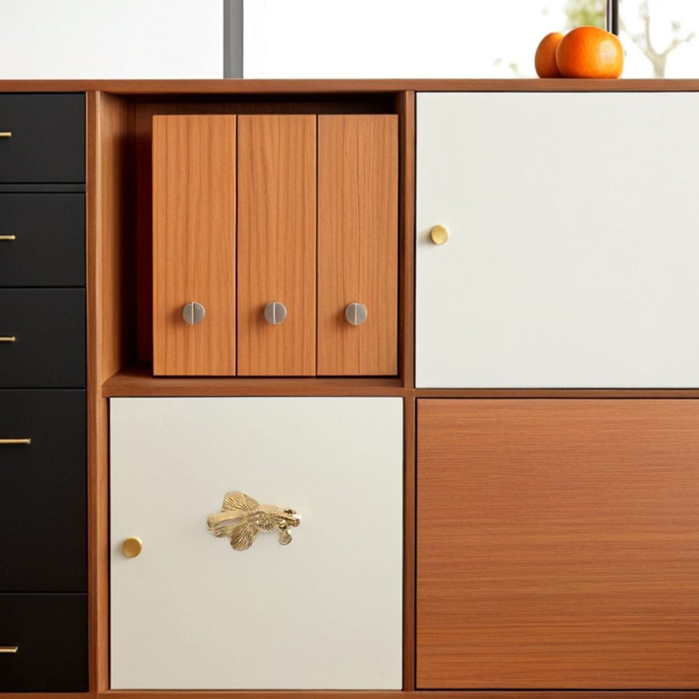 2 buah gagang berbentuk ikan m - Unique Furniture Hardware ulasan dan harga