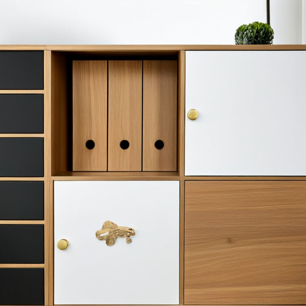 2 buah gagang berbentuk ikan m - Unique Furniture Hardware ulasan dan harga
