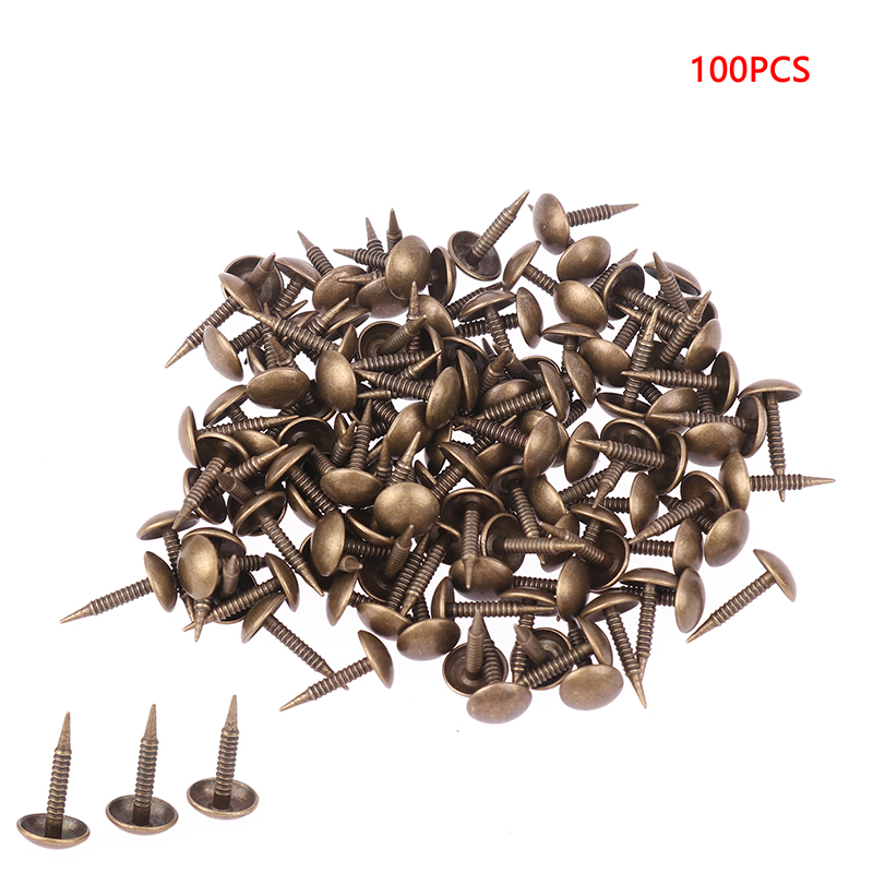 100Pcs Paku Antik Perunggu unt - Furniture Upholstery Hardware ulasan dan harga