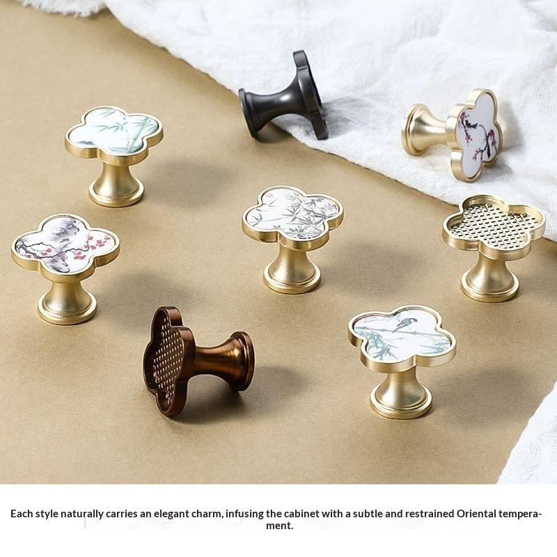 Kenop Kabinet Pola Lukisan Cin - Furniture And Hardware Supplies ulasan dan harga