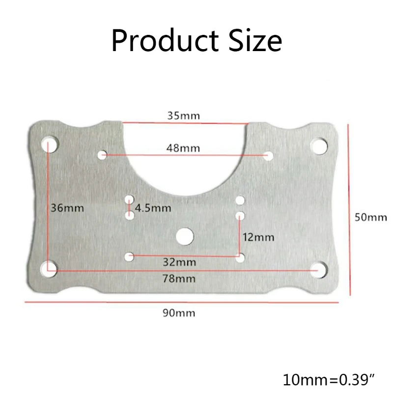 4 Buah Pelat Perbaikan Engsel  - Cabinet Hinge Overlay ulasan dan harga