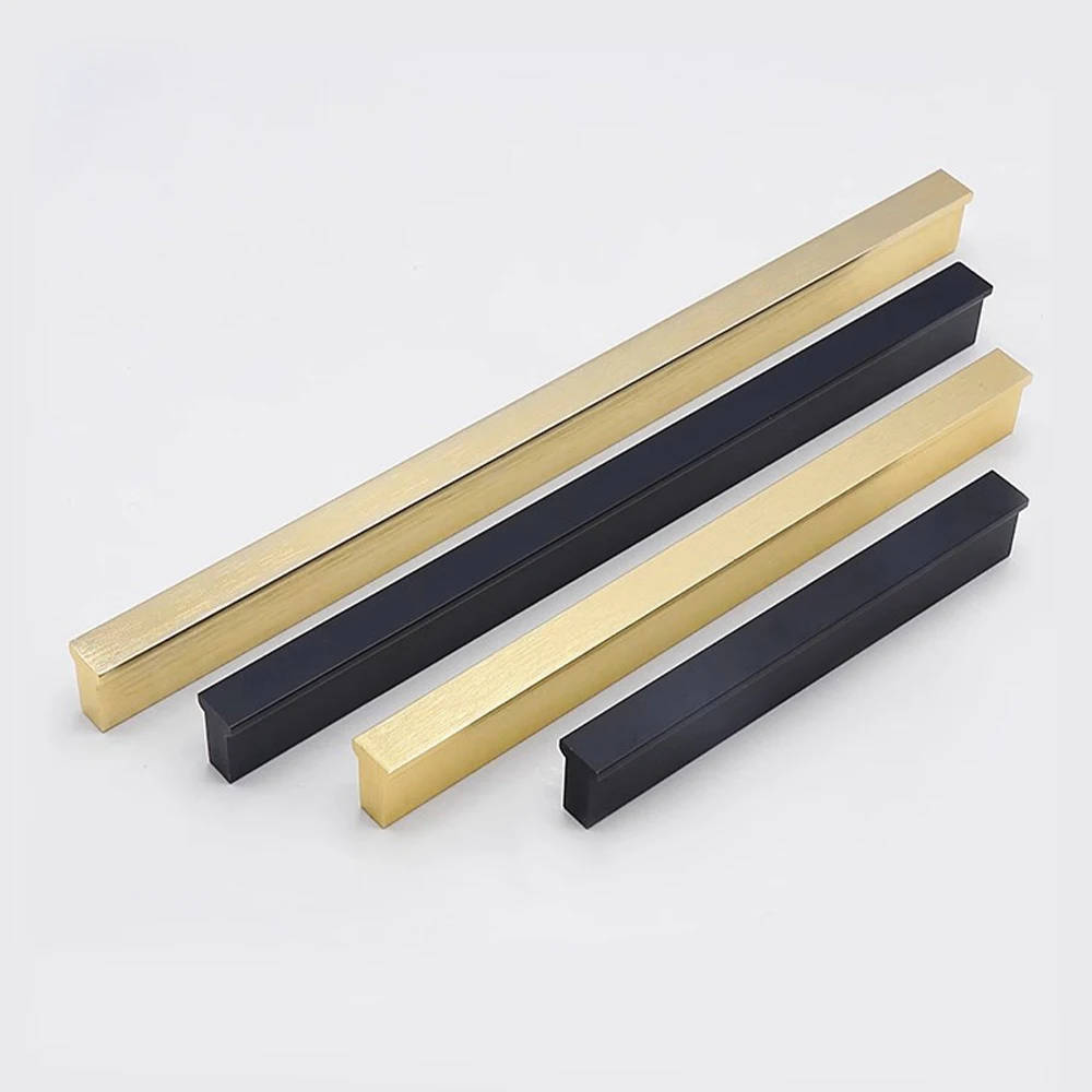 Gagang Furnitur Hitam Matte, G - Drawer Pull Gold ulasan dan harga