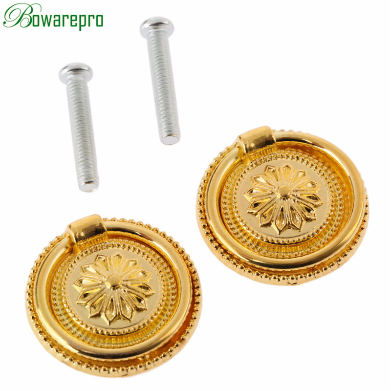 2 Buah Gagang dan Kenop Laci K - Drawer Pull Gold ulasan dan harga
