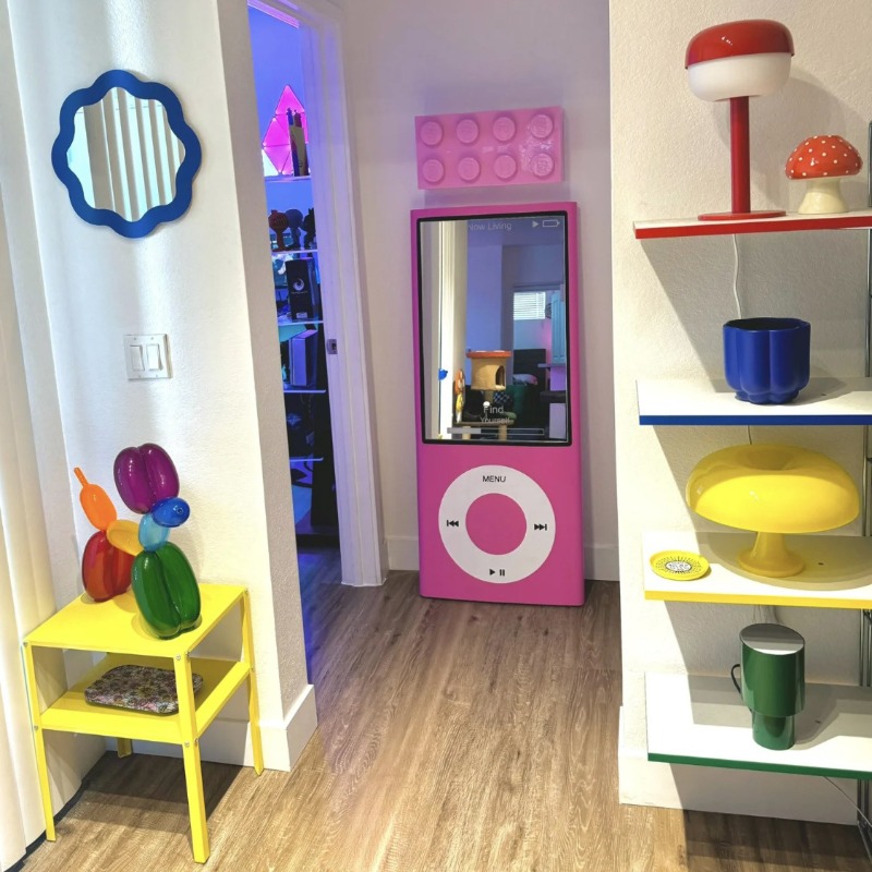 Cermin Retro Ukuran Penuh untu - Furniture And Hardware Shop ulasan dan harga