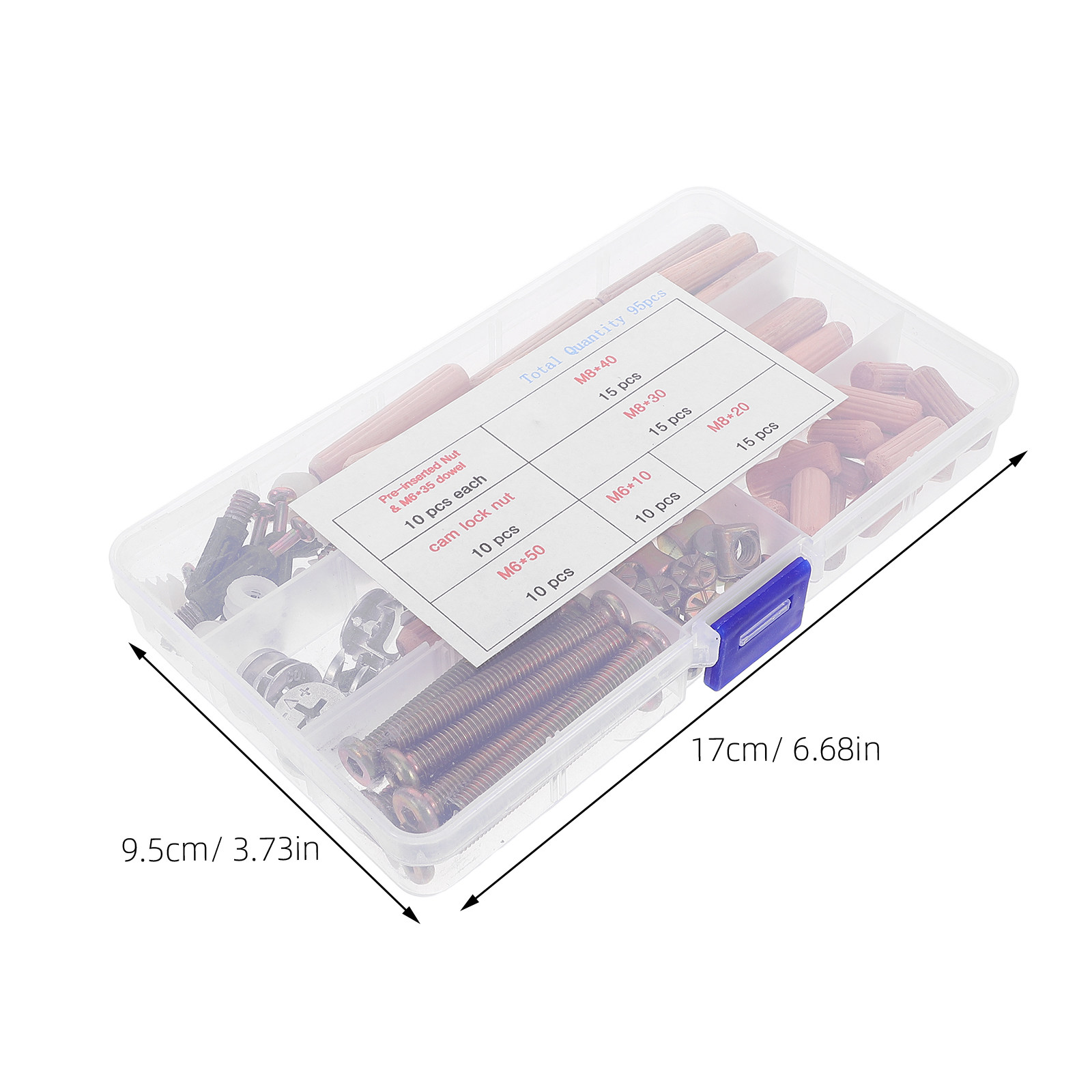95 buah Set Konektor Perangkat - Furniture Hardware ulasan dan harga